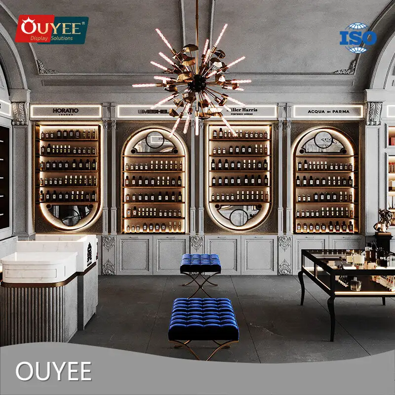 Perfume & Cosmetic Store Display Shelves and Retail Perfume Stands 1