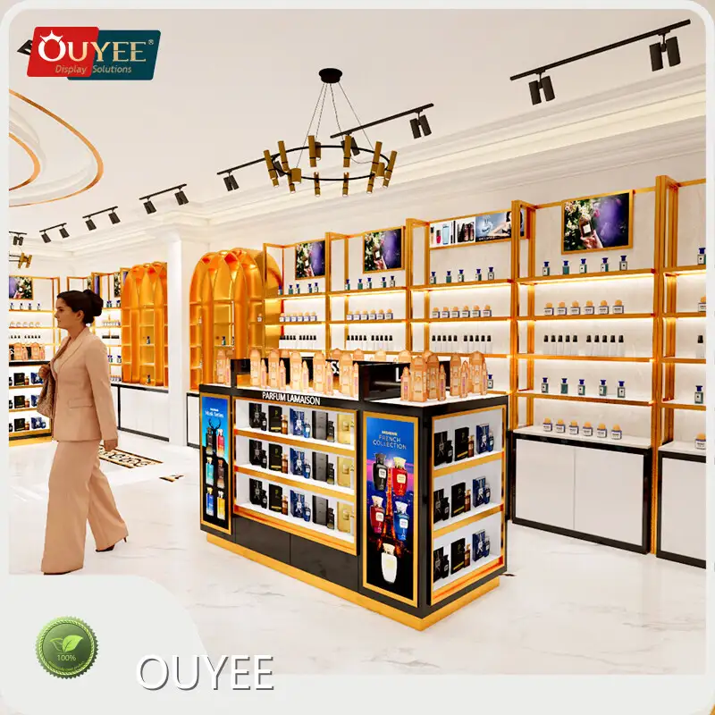 Cosmetic Shelf Display Racks - Perfume Stand & Showcase for Shops 1