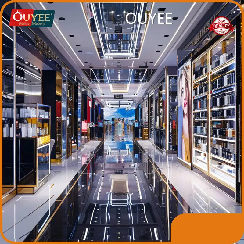 Wood Perfume Storage Cabinet - Perfume Showcase Display 1