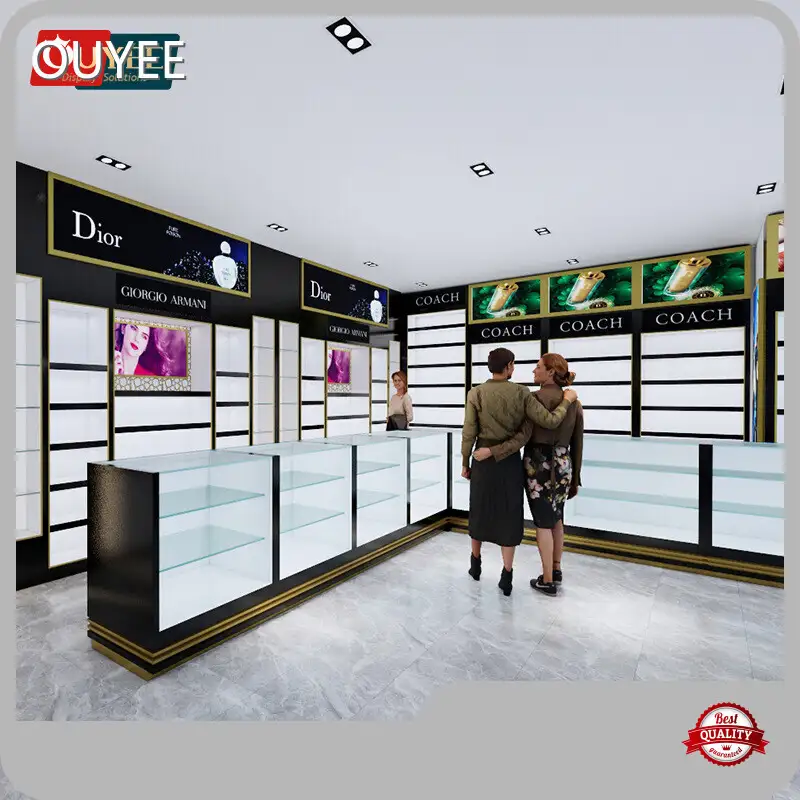 Perfume Display Stand & Cabinet for Duty-Free Shops, Cosmetic Shelves 1