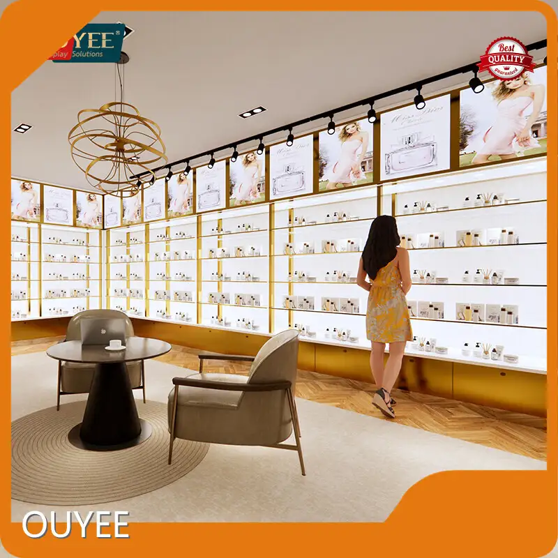 Perfume & Cosmetic Shop Display Cabinet with LED Light 1