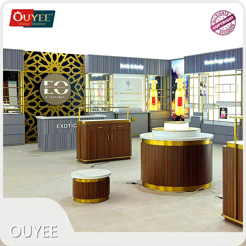 Commercial Perfume Oil Display Stand for Retail Perfume Storage 1