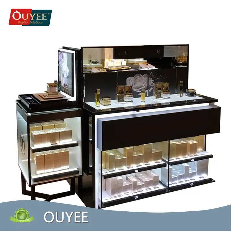 Fragrance Tester Display - Rotating Foldable Perfume Store Fixture 1