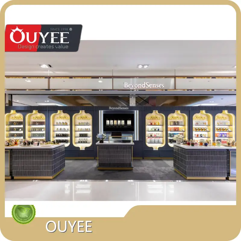 Mall Perfume Kiosk Display - Scent Bar Showcase & Fragrance Stand 1