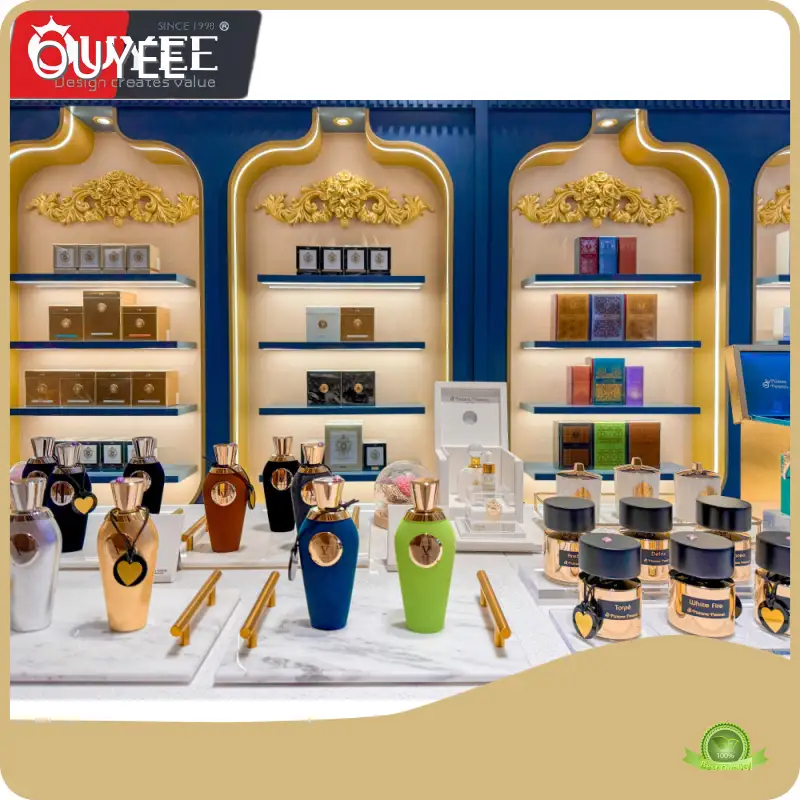 Perfume Scent Bar Display Rack - Arabic Fragrance Holder & Shelves 1