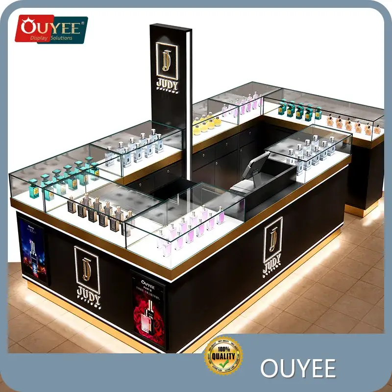 Perfume Kiosk & Glass Display Counter Manufacturer for Shopping Malls 1