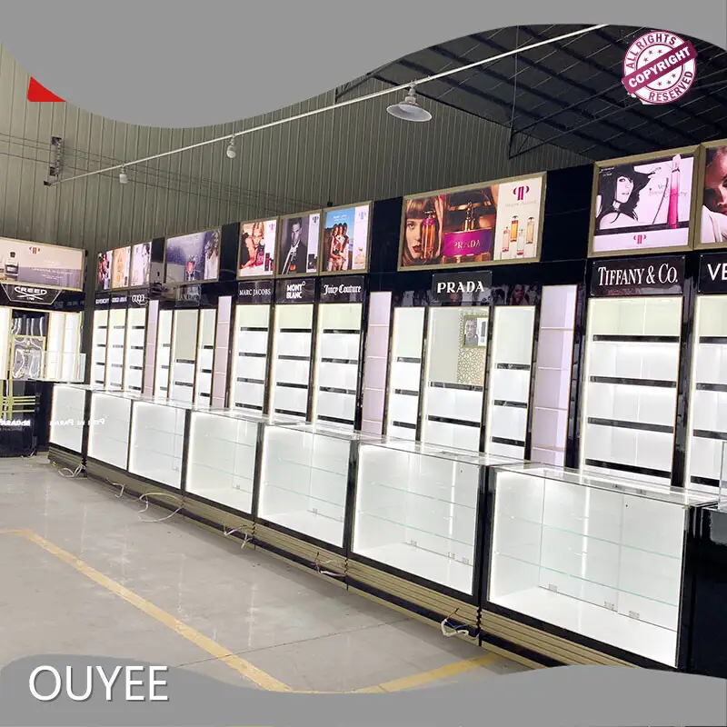 Perfume Display Showcase Shop Furniture Glass Vitrine Cabinet 1