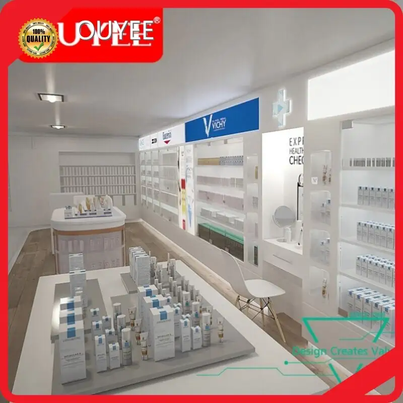 Cosmetic Shop Furniture Makeup Display Stand Retail Showcase 1