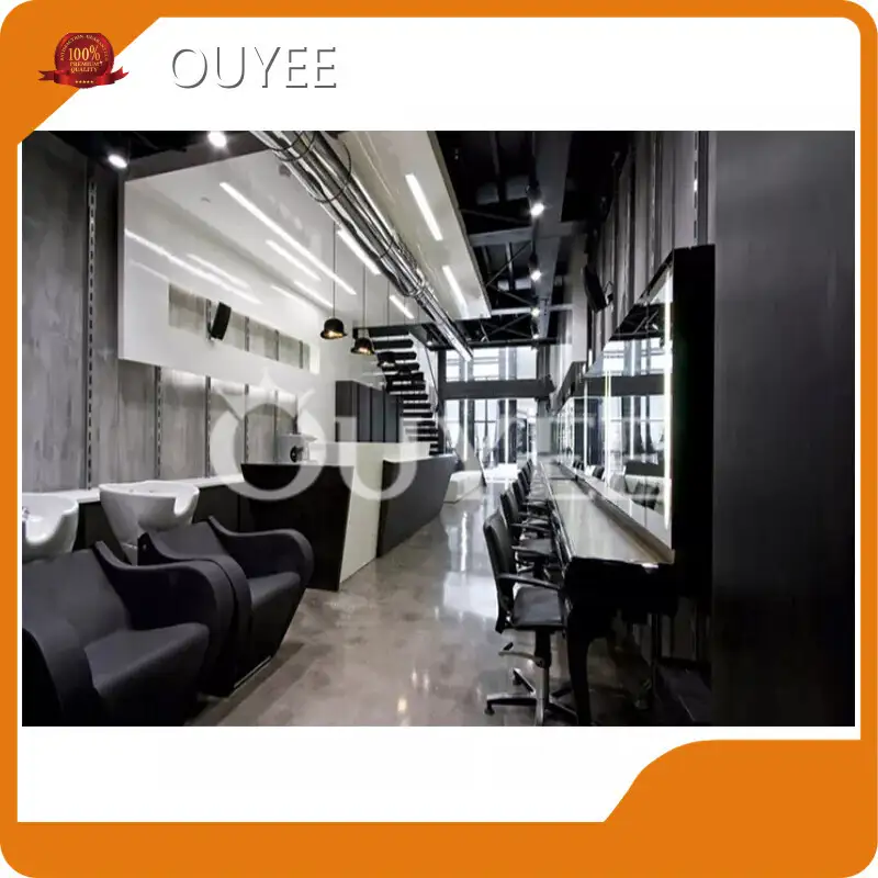 Hair Dressing Salon Furniture: Reception Cashier Desk & Mirror Station 1