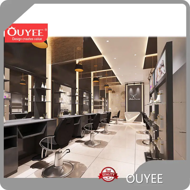 Custom Salon Interior Design & Display Furniture for Men's Salons 1