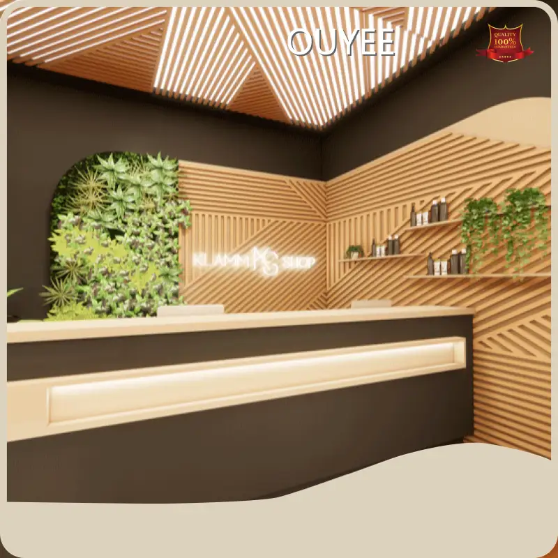 Wall-Mounted Makeup Display Fixture - Cosmetic Shop Showcase 1