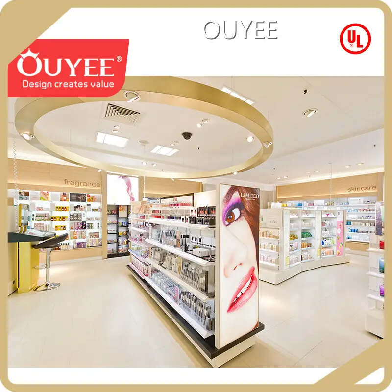 Custom Cosmetic Store Display Furniture for Retail Showrooms 1