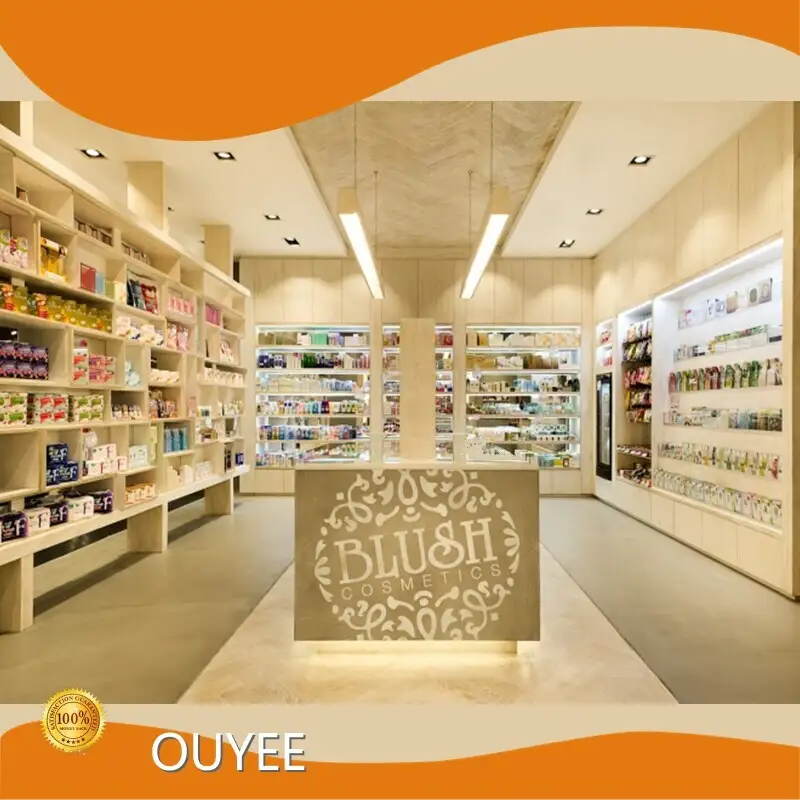 Cosmetic Display Units for Retail Makeup Shop Interiors 1