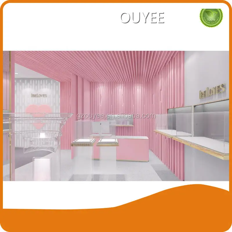 Customized Wooden Makeup Studio Furniture for Small Cosmetics Shop 1