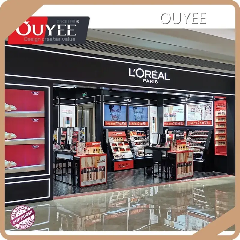 Makeup & Cosmetic Retail Store Interior with Custom Display Furniture 1