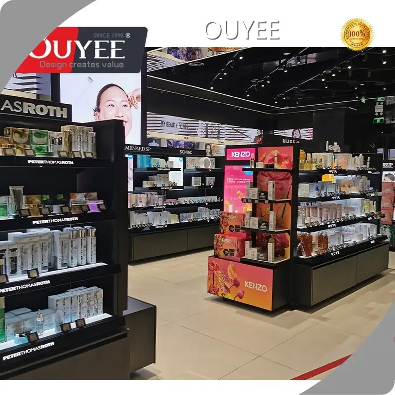 Cosmetic Shop Display Showcase Furniture for Makeup Store Interior 1