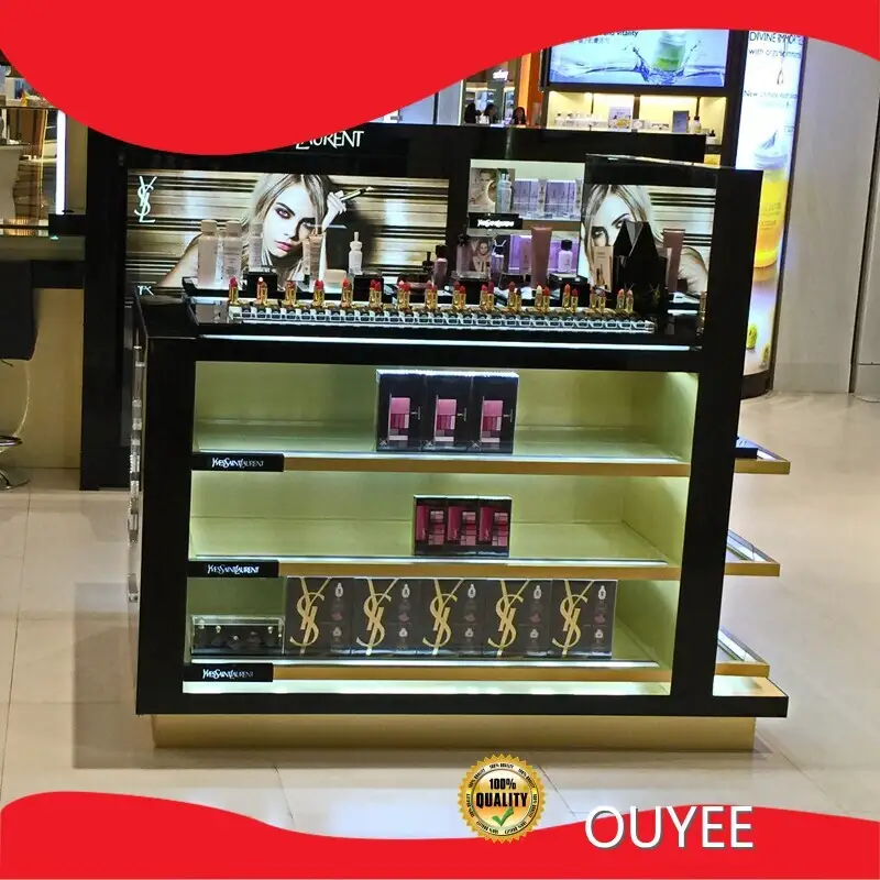 Cosmetic Body Oil Rack Gondola Cabinet Makeup Display Stand for Shop 1