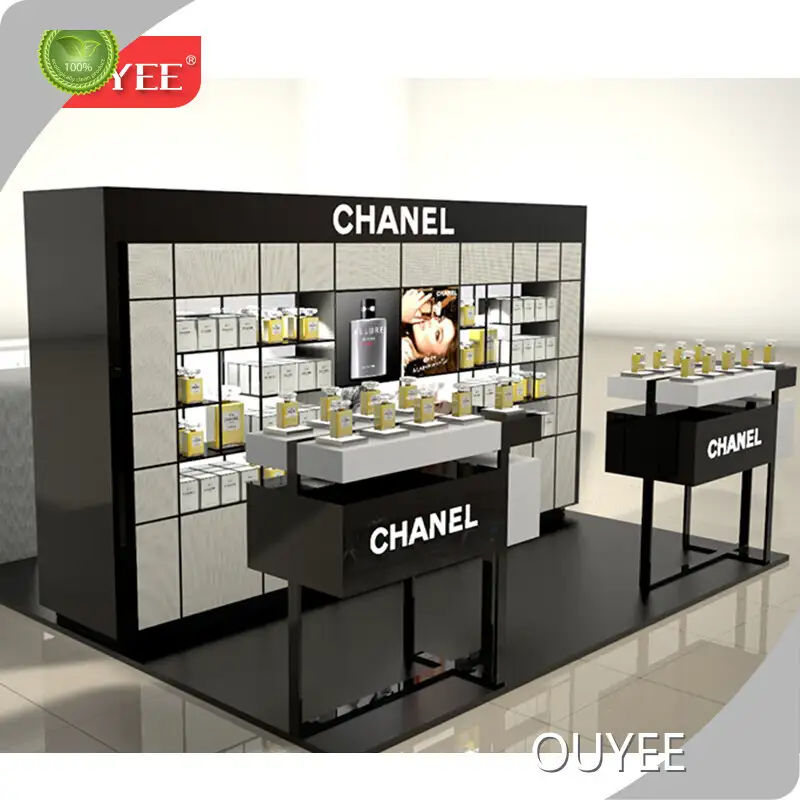 Wooden Shop Counter & Makeup Product Display Shelf Cabinet 1