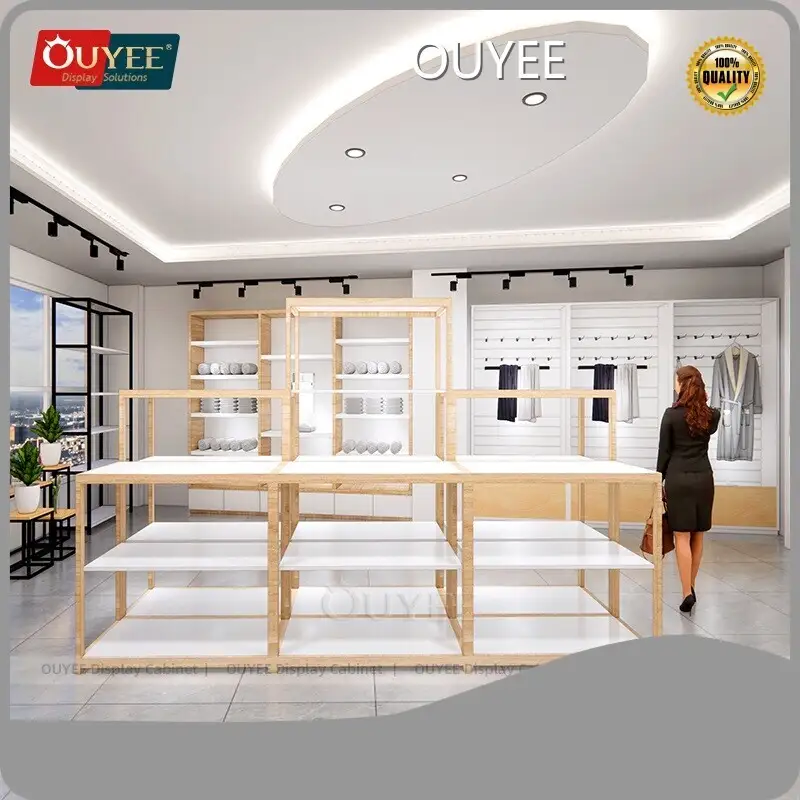 Wooden Clothing Rack Display Fixture for Store, Home & Decor 1