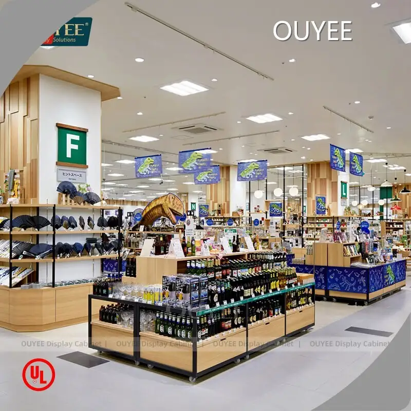 Retail Shop Fittings Metal Product Stand Gondola Display 1