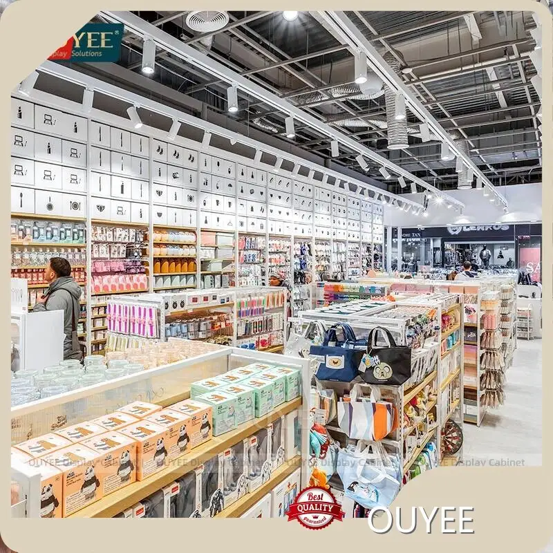 Wooden Retail Gondola Display Stand for Grocery Store Fixtures 1