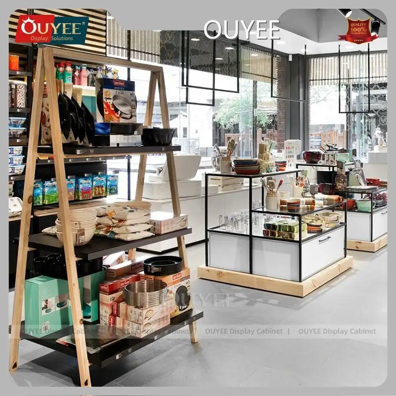 Modular Kitchenware Display Stand & Checkout Counter Gondola Shelf 1