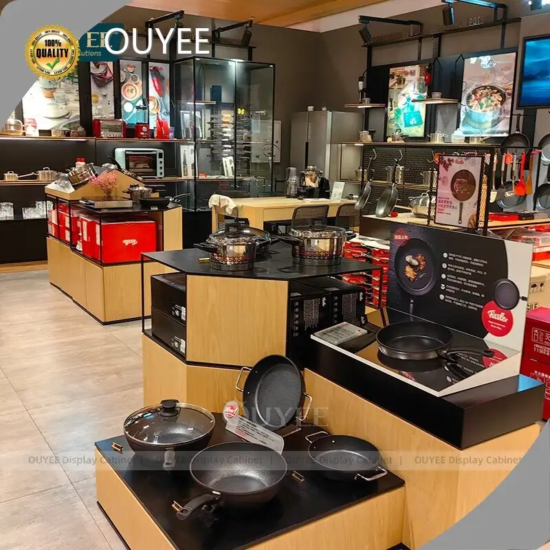 Kitchenware Pop-Up Display Counter for Cookware Pots & Pans 1