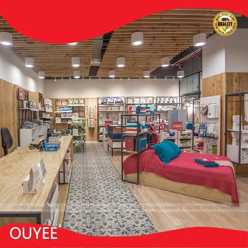 Wood Counter Display for Home Furnishing, Boutique & Dept Stores 1