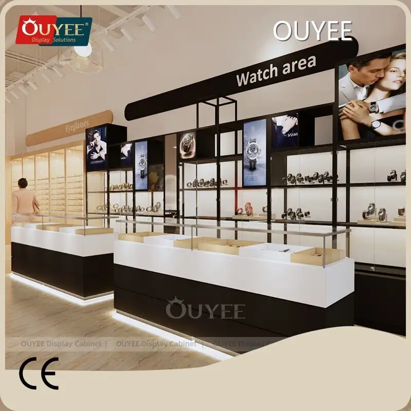 Boutique Retail Display: Clothing Rack, Perfume & Cosmetic Shelves 1