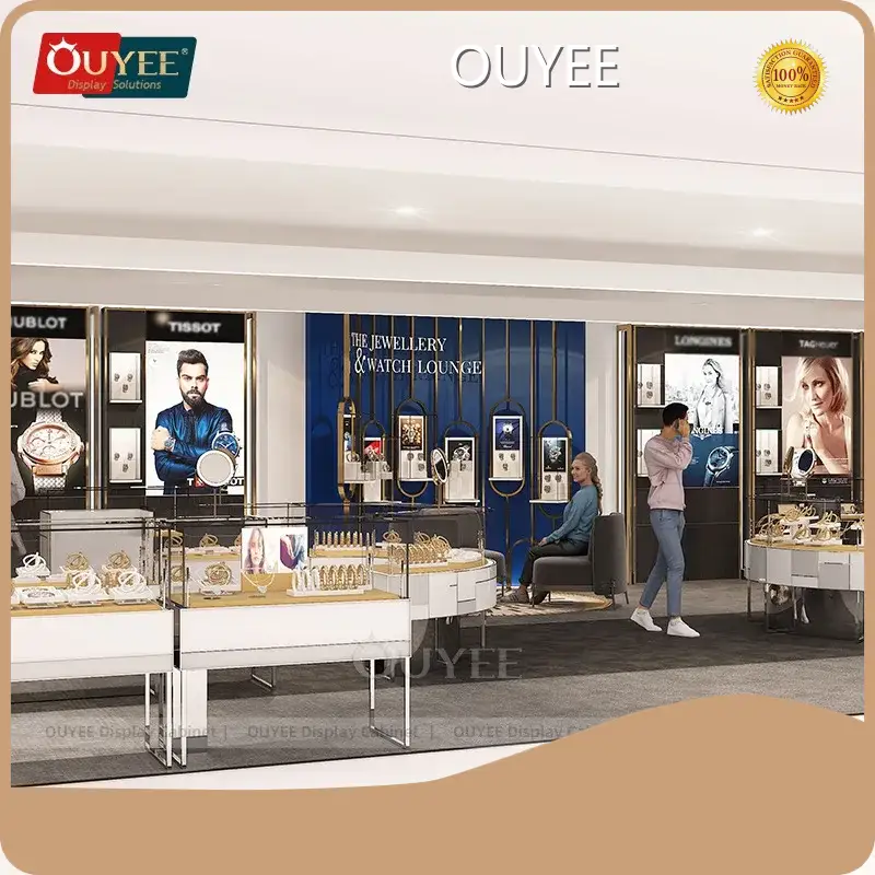 Boutique Glass Showcase Perfume & Cosmetic Display Cabinet Shelves 1