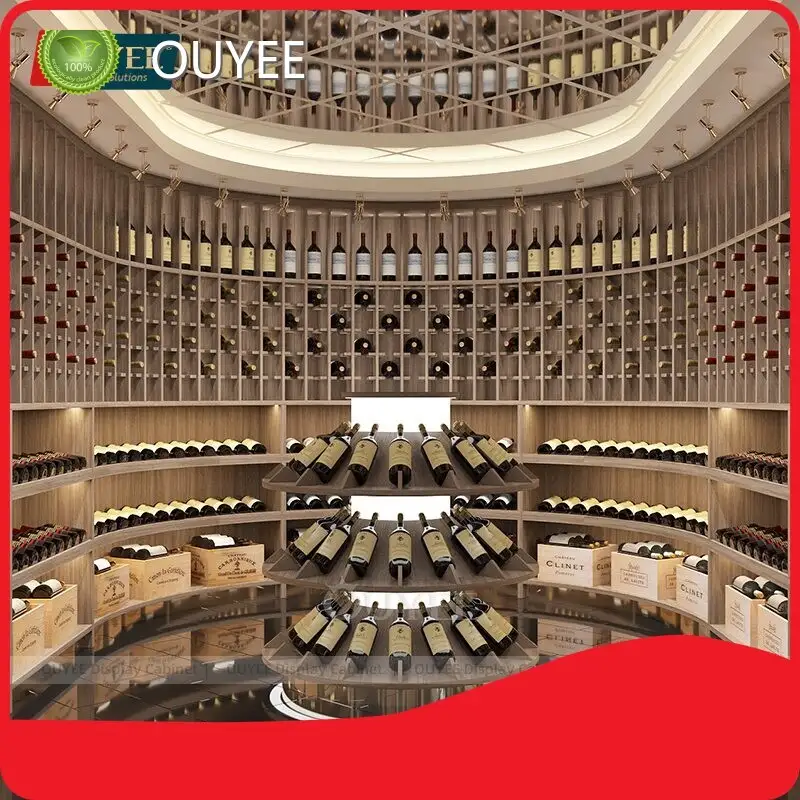 Custom Wine Rack Display with Lighting for Duty-Free & Tobacco Retail 1