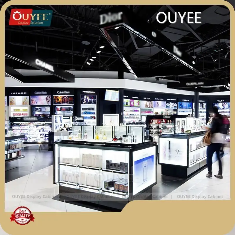 Wood Whiskey Bar Cabinet Display for Boutique, Smoke & Duty-Free Shops 1