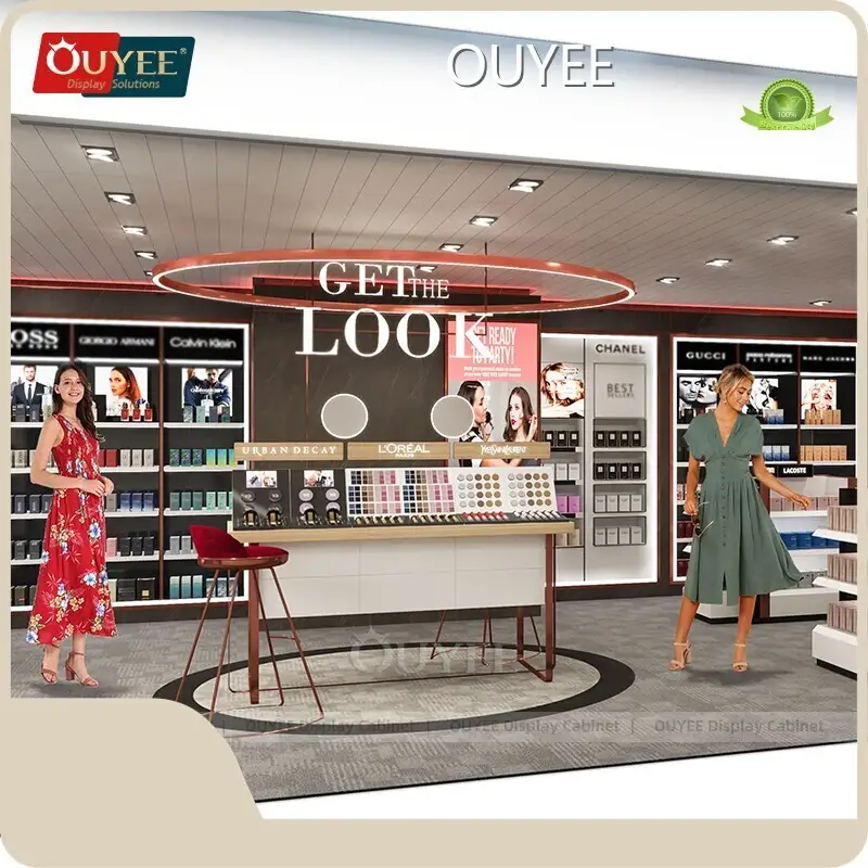 Perfume Display Shelves Storage Cabinet for Duty-Free Store Fixtures 1