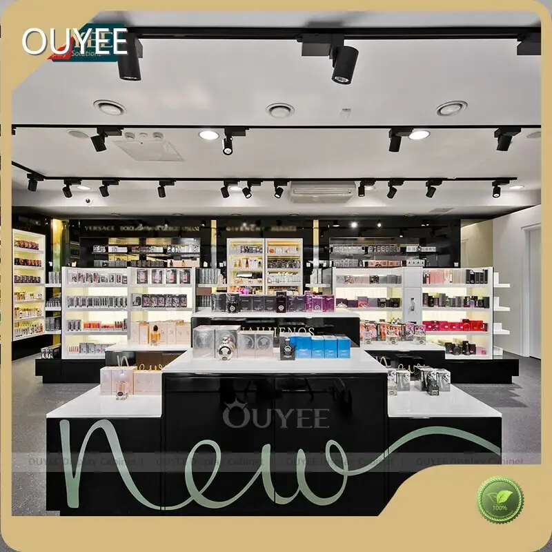 Airport Duty Free Wooden Display Showcase for Cosmetics & Perfume 1