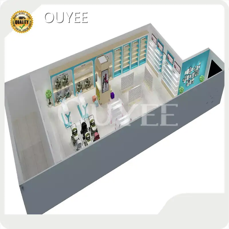 Kids Clothing Store Display Rack & Fixtures for Baby Shop Interiors 1