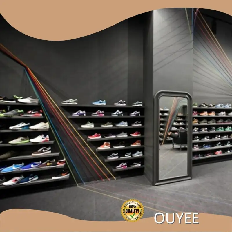 Shoe Wall Shelf for Retail Shop Display - Customizable Store Fixture 1