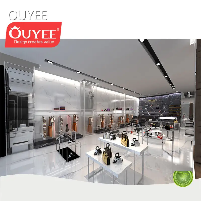 Custom Retail Shoe Rack Display Wood Showcase for Shoe Stores 1