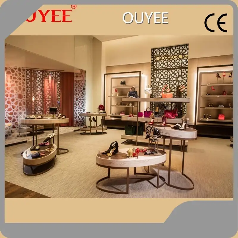 Wall-Mounted Shoe Store Furniture & Showroom Display Fixtures 1