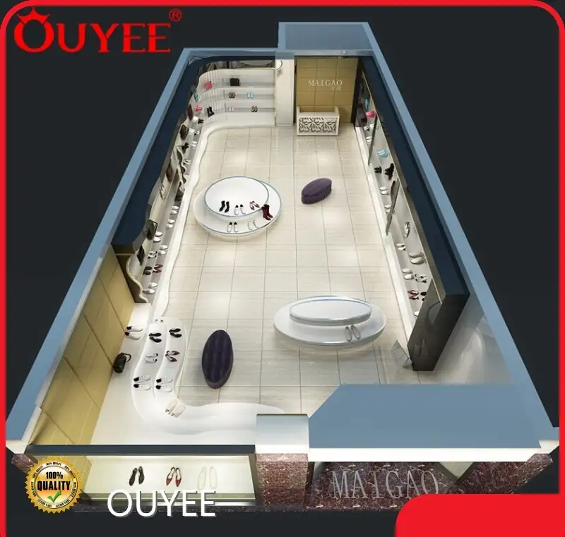 Custom Store Fixtures for Footwear Showroom & Shoe Shop Interiors 1