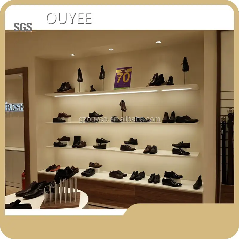 China Guangzhou Shoes Shop Interior Furniture & Handbag Store Display 1