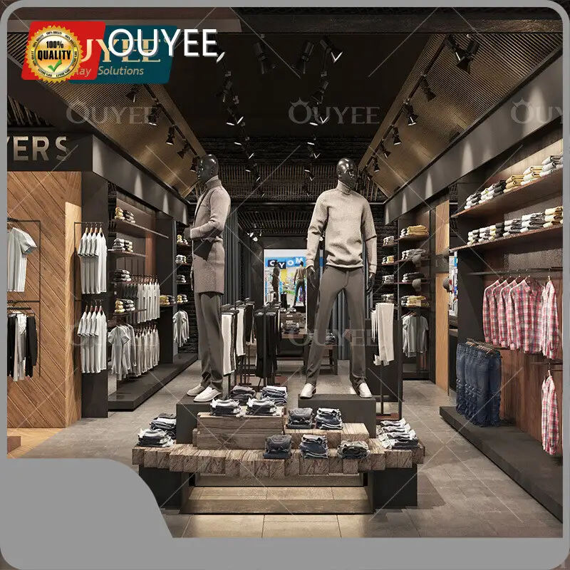 Custom Metal Clothing Rack & Garment Display Shelving for Retail 1