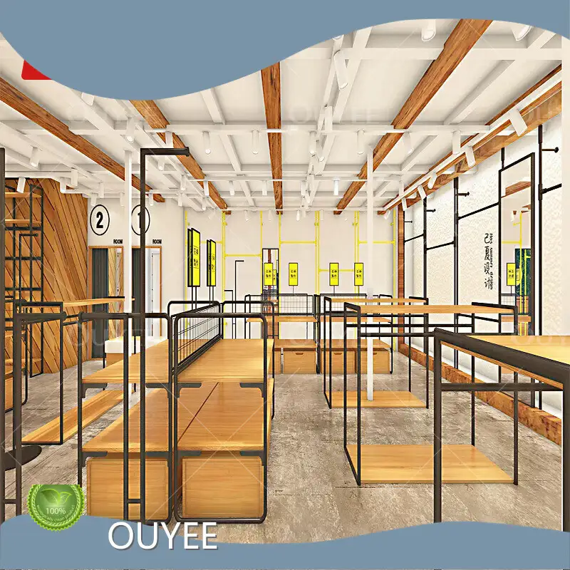 Wooden Kids Clothing Store Furniture - Child Retail Display Fixtures 1