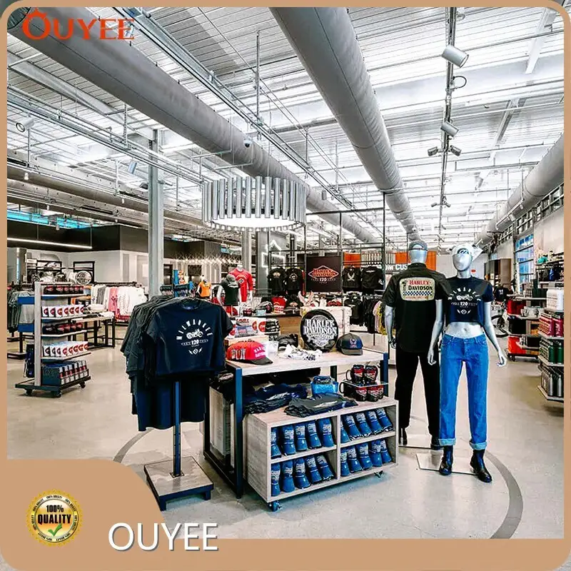 Custom Size Metal Display Rack - Men's Garments Shop Furniture 1