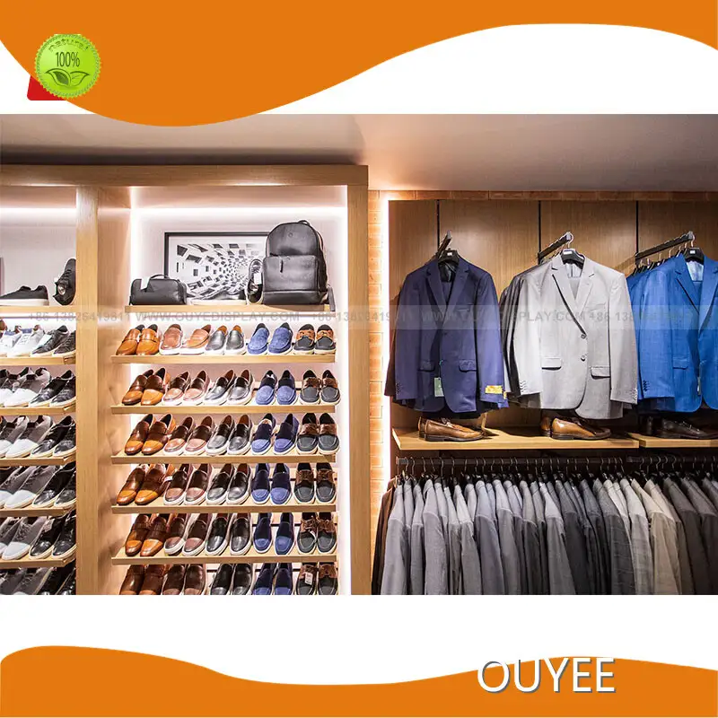 Factory Clothing Rack for Men's Shop - Garment & Shoe Display 1