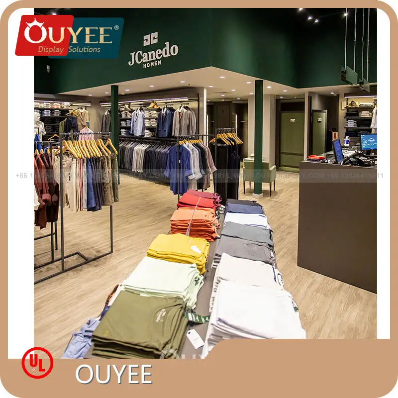 Factory Manufacturing Men Clothing Store Displays & Fitting Room Units 1