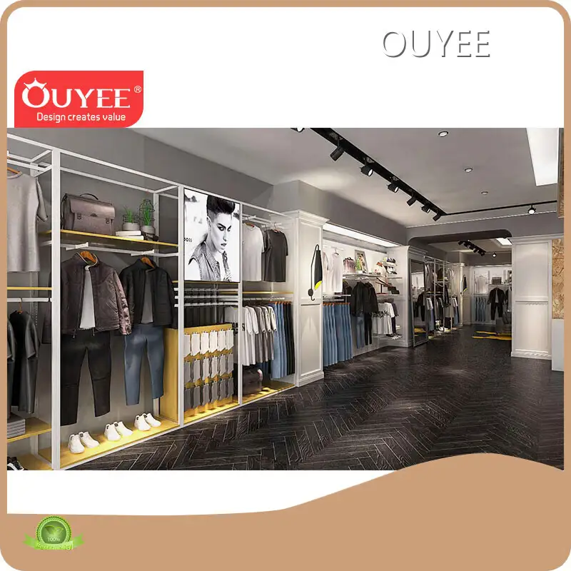 China Factory Men's Clothing Shop Interior for Garment Retailers 1