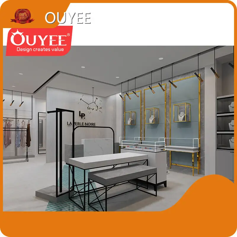 Clothing Shop Fitting Cabinet & Display Stand for Women Boutique 1