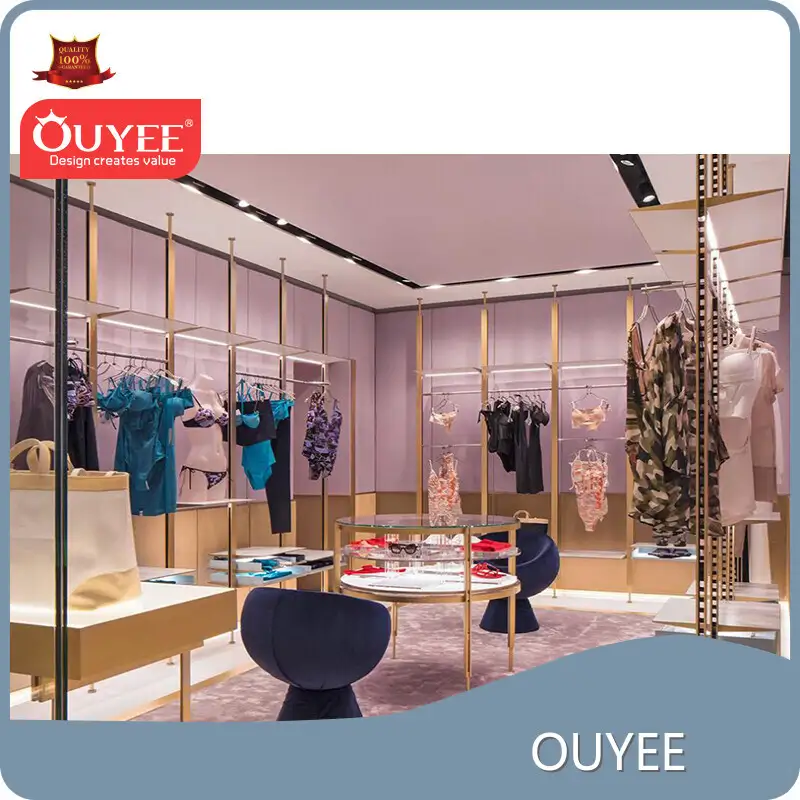 Wall-Mounted Lingerie Racks & Cabinets - Bra Display Shelf 1