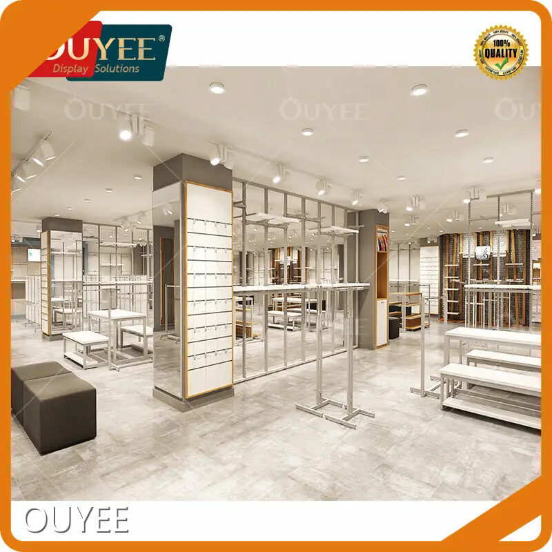 Metal Clothing Store Shelves & Shop Fixtures for Women's Garment Store 1