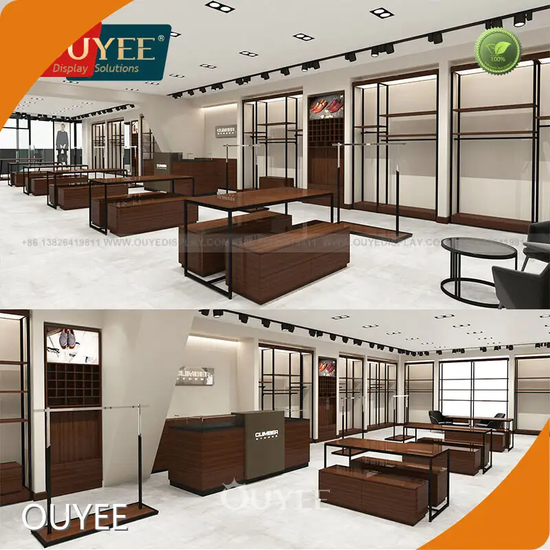 Customized Clothing Display Racks & Retail Store Furniture for Boutique 1